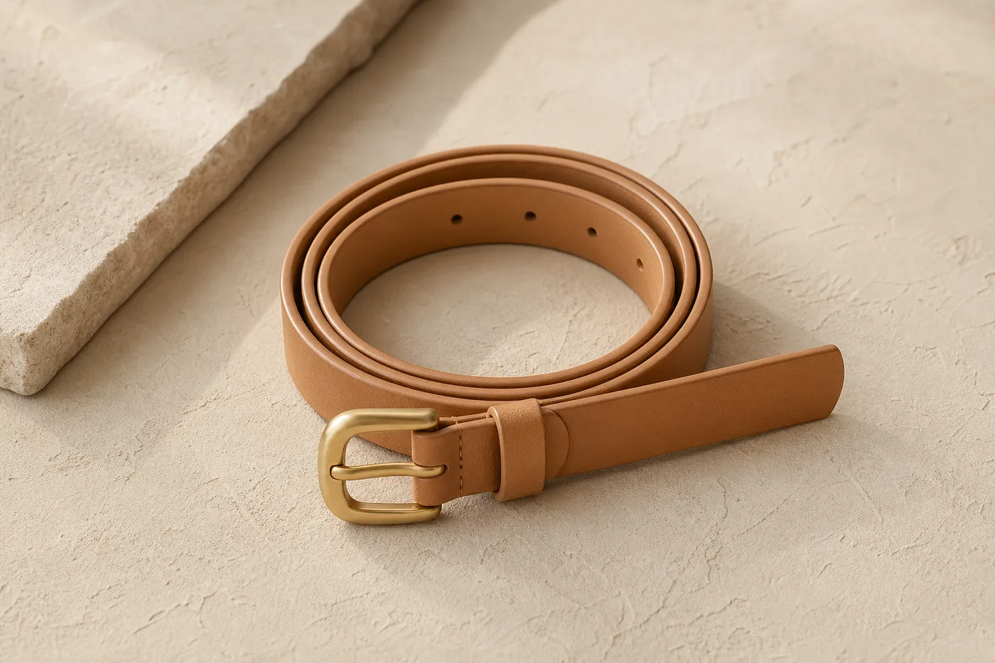 Signature Slim Vegan Leather Belt Limited Edition