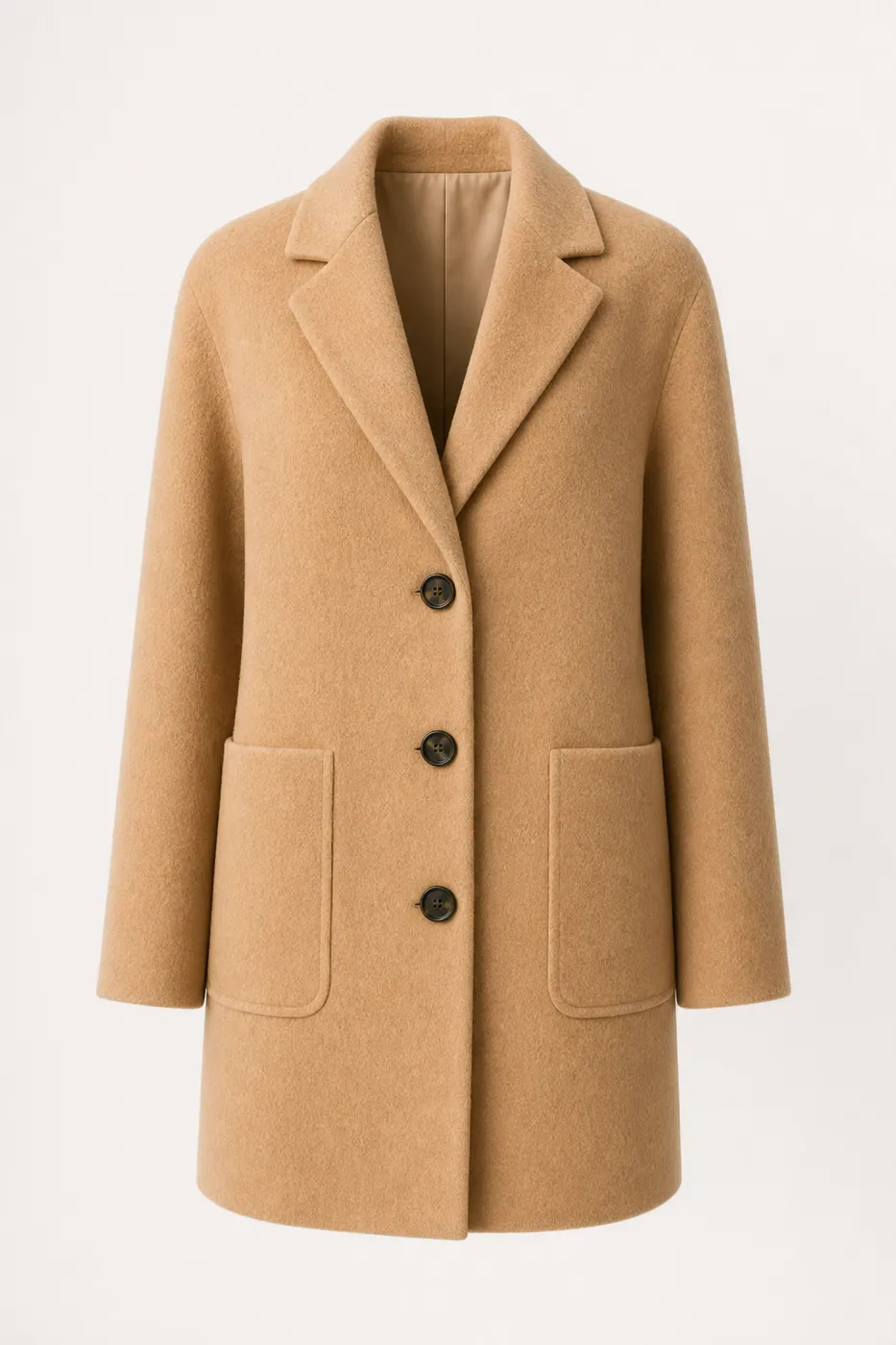 Iconic Short Wool and Cashmere Coat — Iconic