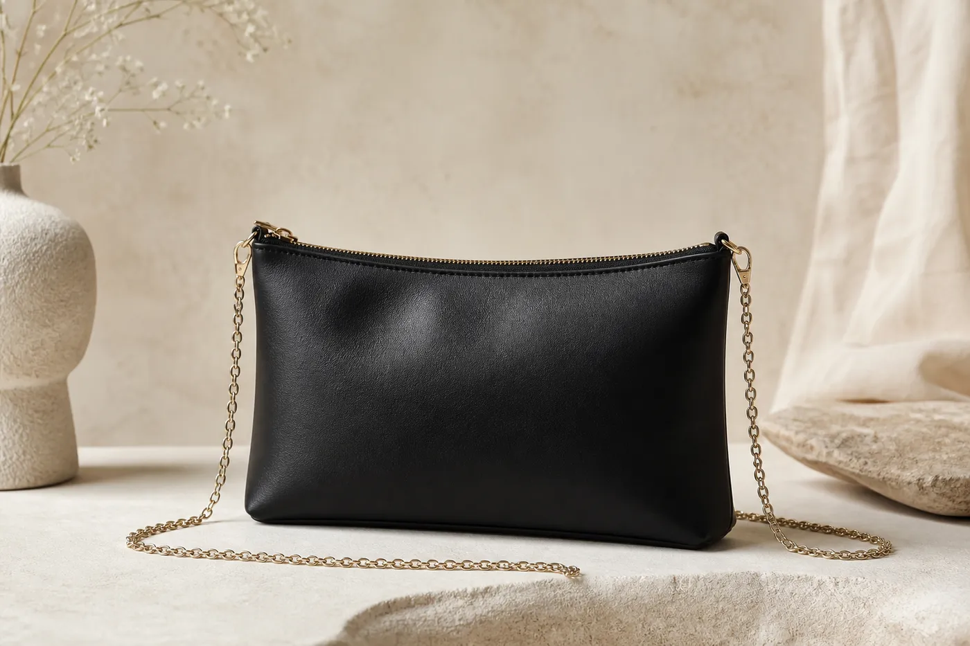 Chain-Strap Evening Clutch No.07